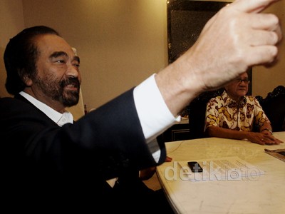Akbar Tandjung Temui Surya Paloh