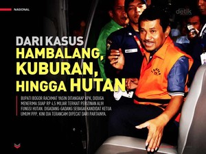Dari Kasus Hambalang, Kuburan, hingga Hutan