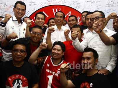 Jokowi Deklarasikan Dukungan Organisasi Pemuda