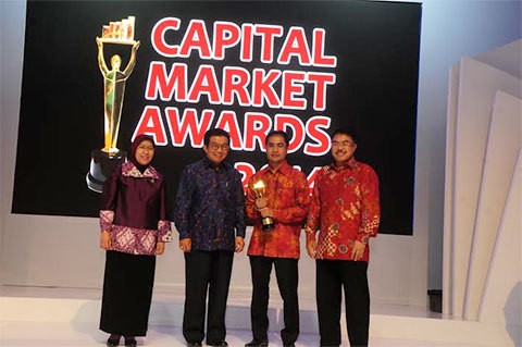 Kinerja Gemilang, Telkom Raih Emiten Saham Terbaik 2014