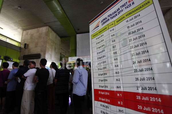 Kisah Perjuangan Keras Para Pemburu Tiket KA Tambahan