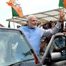 PM India Terpilih Narendra Modi Disambut Meriah di New Delhi