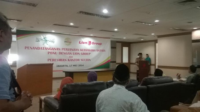 Said Aqil, Cak Imin, dan Rusdi Kirana Resmikan Kantor NU-Lion