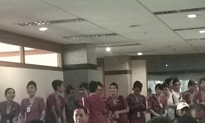 Para Pramugari Cantik Meriahkan Acara MoU PBNU dan Lion Air