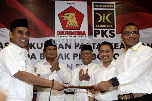 PKS-Gerindra Resmi Koalisi, Prabowo: Saya Tambah Semangat!