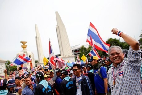 Demonstran Antipemerintah Terus Desak PM Interim Thailand Mundur