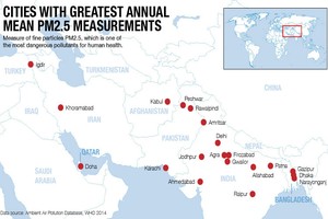 Tahan Nafas, Ini Dia 20 Kota Paling Berpolusi di Dunia