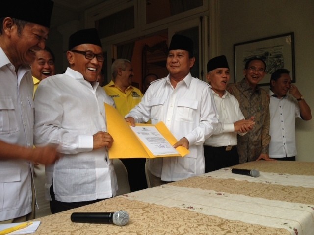 Prabowo: Ical Tak Mau Ditawari Jadi Menteri Utama