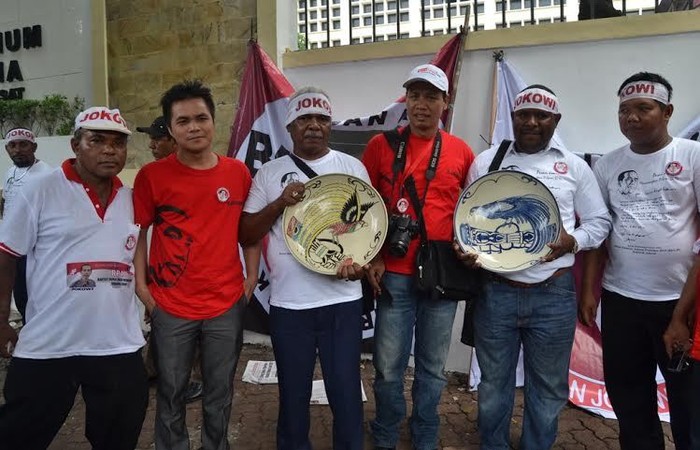 Pendukung Jokowi Mulai Serbu KPU