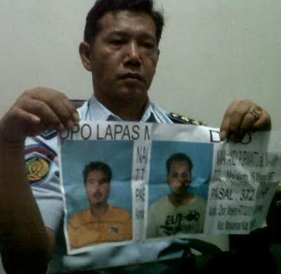 Jebol Atap Ruang Tahanan, Dua Napi Lapas Kelas 2B Mojokerto Kabur