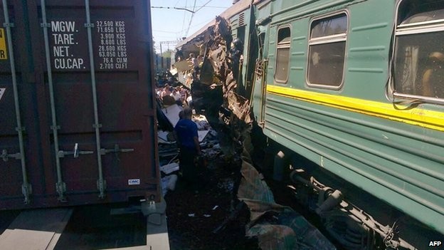 Kecelakaan Kereta di Moskow, 5 Orang Tewas