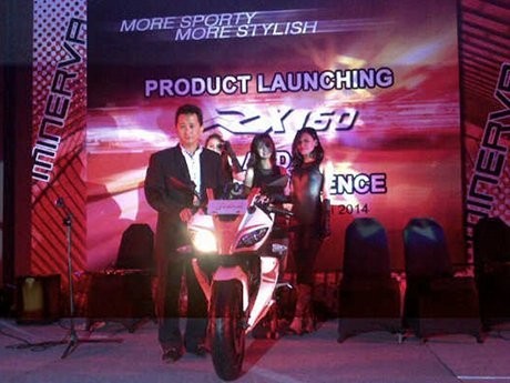 Minerva Rakit Motor Sportnya di Cileungsi