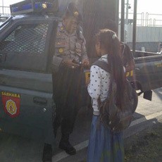 Razia Kelulusan UN, Polisi Pergoki Sepasang Pelajar Bermesraan