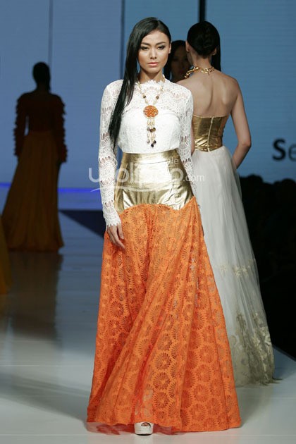 Ali Charisma The Butterfly and Crow. Jakarta Fashion & Food Festival 2014 at Grand Ballroom Harris Hotel. Kelapa Gading. 19 Mei 2013. Jakarta. [Foto: Mohammad Abduh/Wolipop]