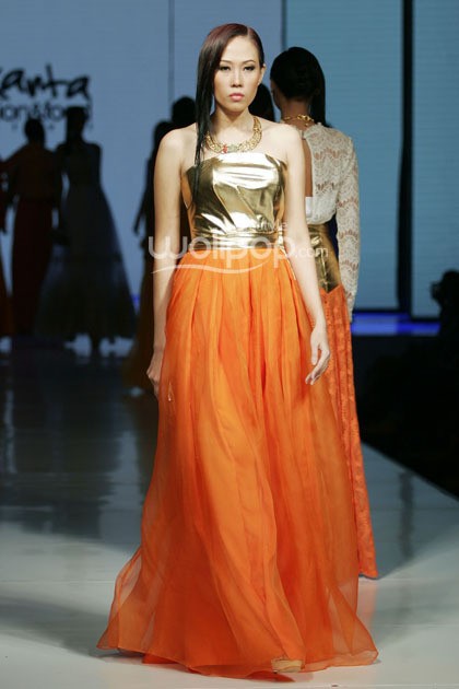 Ali Charisma The Butterfly and Crow. Jakarta Fashion & Food Festival 2014 at Grand Ballroom Harris Hotel. Kelapa Gading. 19 Mei 2013. Jakarta. [Foto: Mohammad Abduh/Wolipop]