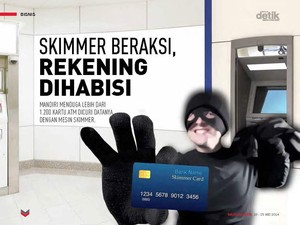 Skimmer Beraksi, Rekening Dihabisi