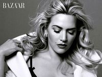 Kate Winslet Pamer Tubuh Seksi dengan Lingerie di Majalah Harper s