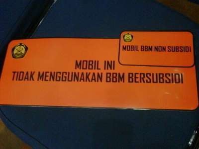 Ini Jenis Kendaraan yang Bakal Tak Dapat Stiker Khusus BBM Subsidi