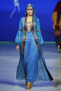 Lia Afif Fearless Beauty Moslem Wear My Faith and I by APPMI. Jakarta Fashion & Food Festival 2014 at Grand Ballroom Harris Hotel. Kelapa Gading. Jakarta. [Foto: Mohammad Abduh/Wolipop]