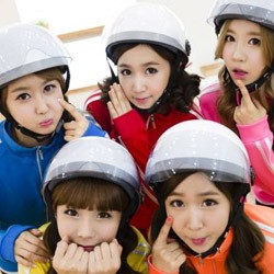 Pritt...! Crayon Pop Akan Tampil dengan Helm di Asian Dream Cup 2014 Jakarta