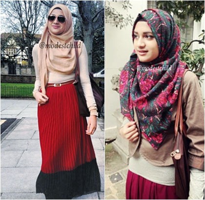  Hijab Style Gaya Simple Feminin Tahmina Hijabers Asal 