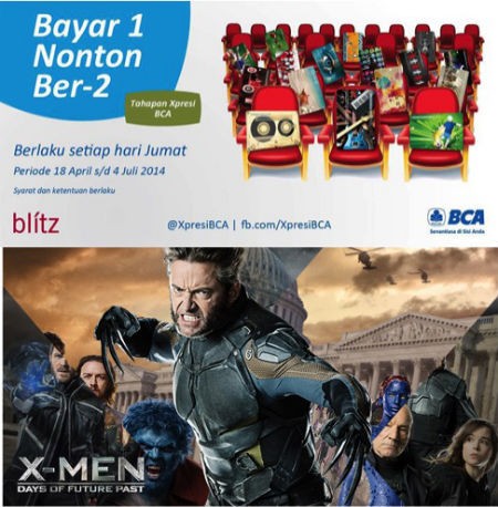 Xpresi Movie Friday: Buy One Get One Free Ticket X-Men