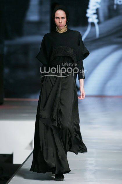 Kursien Karzai Story of Kayan Moslem Wear My Faith and I by APPMI. Jakarta Fashion & Food Festival 2014 at Grand Ballroom Harris Hotel. Kelapa Gading. Jakarta. [Foto: Mohammad Abduh/Wolipop]