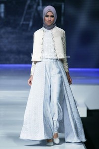 Ria Miranda Gadih Moslem Wear My Faith and I by APPMI. Jakarta Fashion & Food Festival 2014 at Grand Ballroom Harris Hotel. Kelapa Gading. Jakarta. [Foto: Mohammad Abduh/Wolipop]