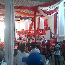 Rumah Polonia Kebanjiran Deklarasi Dukungan Prabowo-Hatta