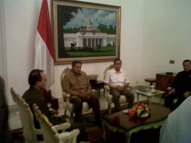 SDA Menghadap SBY di Istana Bogor