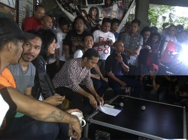 Usai Bertemu Jokowi, Slank: Kita Butuh Capres yang Beri Harapan