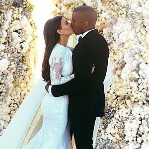 Ini Dia Foto Perdana Pernikahan Kim dan Kanye