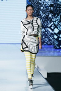 Sofie Urban Morphology. Jakarta Fashion & Food Festival 2014 at Grand Ballroom Harris Hotel. Kelapa Gading. Jakarta. [Foto: Mohammad Abduh/Wolipop]