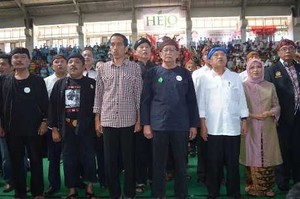 Deklarasi Relawan di Bandung, Jokowi: Pertarungan di Jabar Paling Berat