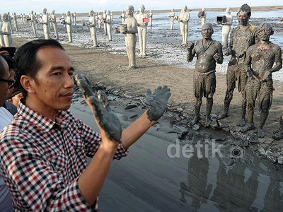 Jokowi Temui Korban Lumpur Lapindo