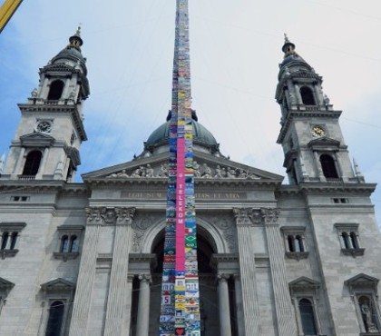 Menara Lego Tertinggi Dibangun di Budapest