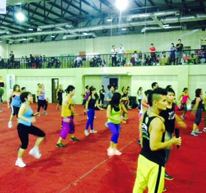 Serunya Berolahraga di Pembukaan Indonesia Fitness & Health Expo 2014