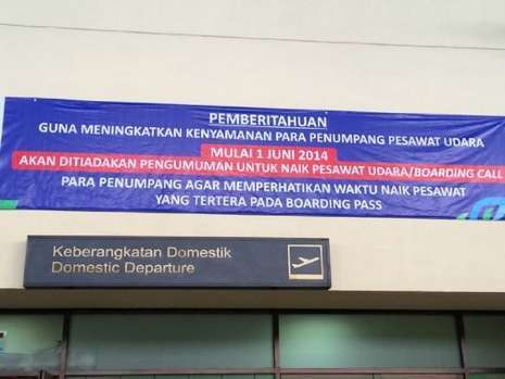 PT AP I: Boarding Call Hanya di Waiting Room, Selebihnya Running Text