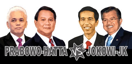Hari Ini KPU Tetapkan Status Capres Cawapres Jokowi-JK & Prabowo-Hatta