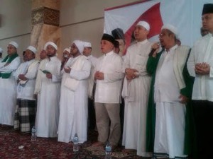 Ulama dan Tokoh Masyarakat Jabar Deklarasikan Diri Dukung Prabowo-Hatta