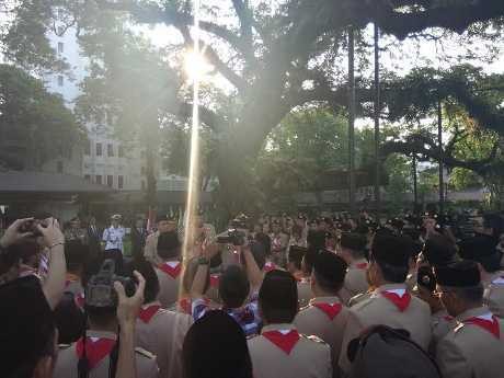 Akrabnya Acara Pelantikan Kwarnas Pramuka di Istana Kepresidenan