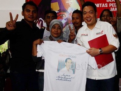 Komunitas PKL Jakarta Dukung Jokowi-JK