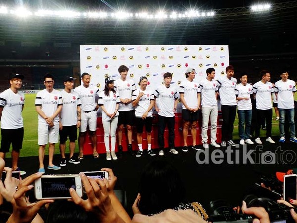 Yuk, Intip Suasana Jumpa Pers Running Man di Jakarta!