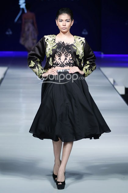 Albert Yanuar Supreme Style. Jakarta Fashion & Food Festival 2014 at Grand Ballroom Harris Hotel. Kelapa Gading. Jakarta. [Foto: Mohammad Abduh/Wolipop]