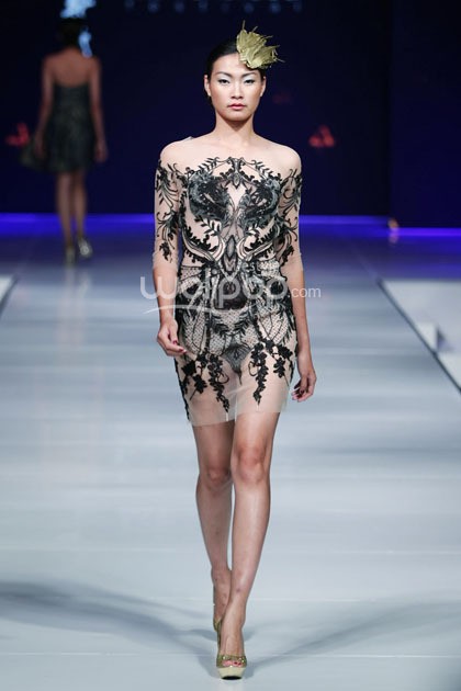 Albert Yanuar Supreme Style. Jakarta Fashion & Food Festival 2014 at Grand Ballroom Harris Hotel. Kelapa Gading. Jakarta. [Foto: Mohammad Abduh/Wolipop]