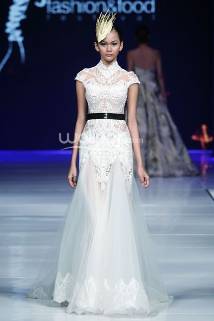 Albert Yanuar Supreme Style. Jakarta Fashion & Food Festival 2014 at Grand Ballroom Harris Hotel. Kelapa Gading. Jakarta. [Foto: Mohammad Abduh/Wolipop]