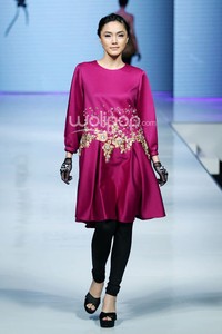 Andreas Odang Supreme Style. Jakarta Fashion & Food Festival 2014 at Grand Ballroom Harris Hotel. Kelapa Gading. Jakarta. [Foto: Mohammad Abduh/Wolipop]