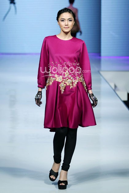 Andreas Odang Supreme Style. Jakarta Fashion & Food Festival 2014 at Grand Ballroom Harris Hotel. Kelapa Gading. Jakarta. [Foto: Mohammad Abduh/Wolipop]