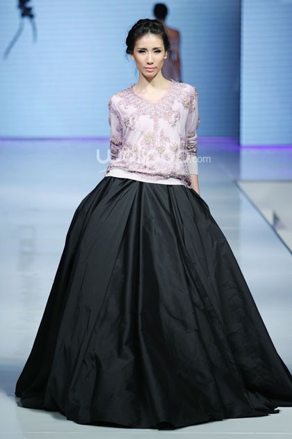 Andreas Odang Supreme Style. Jakarta Fashion & Food Festival 2014 at Grand Ballroom Harris Hotel. Kelapa Gading. Jakarta. [Foto: Mohammad Abduh/Wolipop]