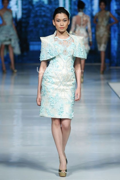 Imelda Kartini Supreme Style. Jakarta Fashion & Food Festival 2014 at Grand Ballroom Harris Hotel. Kelapa Gading. Jakarta. [Foto: Mohammad Abduh/Wolipop]